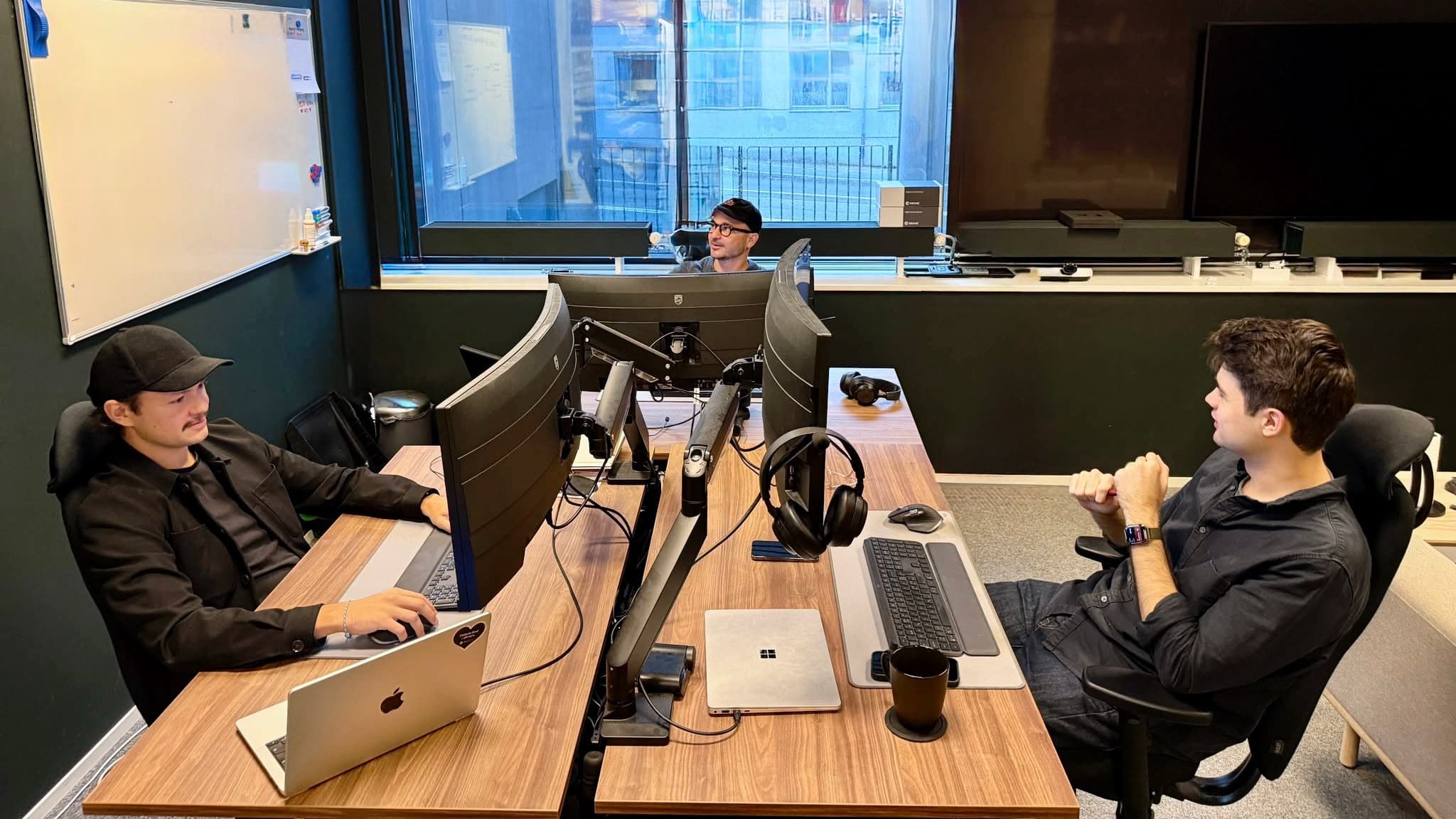Techlings team på kontoret